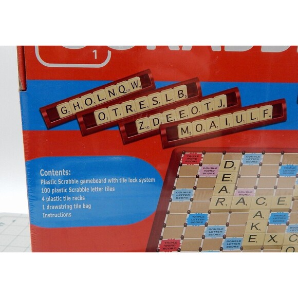 Tile Lock Scrabble Crossword Board Game Hasbro Factory Sealed 2023 Hasbro - Picture 9 of 9
